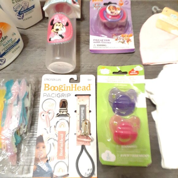 MIXED BABY ITEMS + TURQUOISE FOLDABLE STORAGE CUBE- ALL FOR $20 - Picture 4 of 10